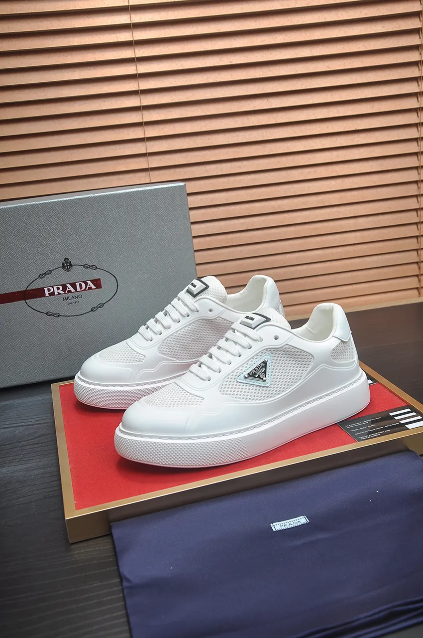 Men's shoes 💰580💶【PRADA】Top original, new season, high quality original goods, top imported calfskin with original imported glue, imported cowhide inside with original cowhide feet, original outsole! Quality guaranteed! Code 38-45 (45 customized)
